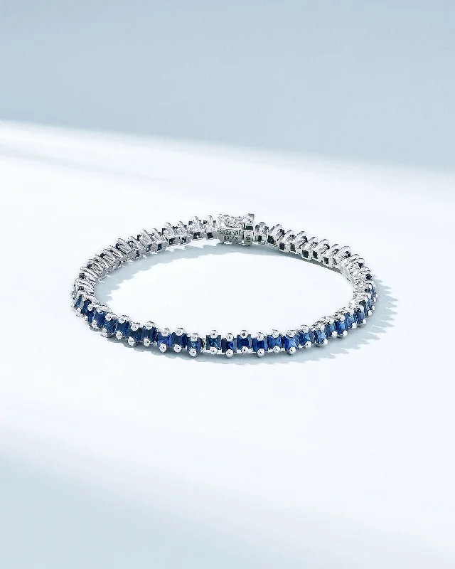 Flash Deals On Fine Jewelry – Shop Before It's Gone Princess Milli Dark Blue Sapphire Tennis Bracelet Flash Deals On Fine Jewelry – Shop Before It's Gone Princess Milli Dark Blue Sapphire Tennis Bracelet