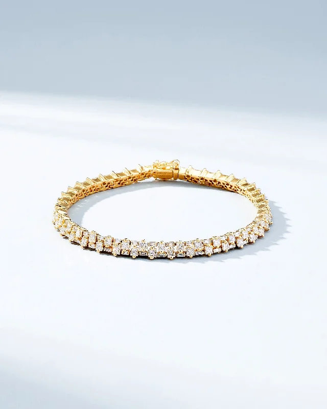 Luxury Meets Affordability – Jewelry Sale Now Live Princess Mini Stack Diamond Tennis Bracelet