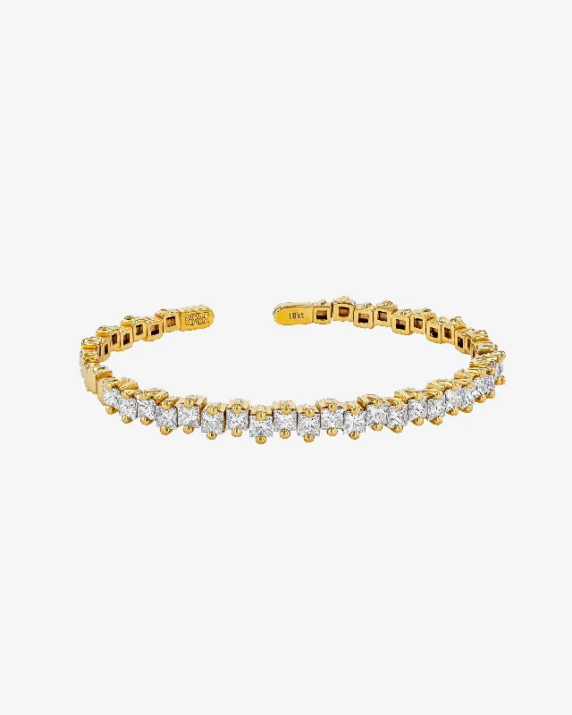 Exclusive Jewelry Sale Event – Shop Now Princess Staggered Diamond Bangle