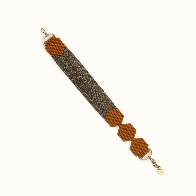 Exclusive Jewelry Sale – Shine For Less Row Bracelet in Toast
