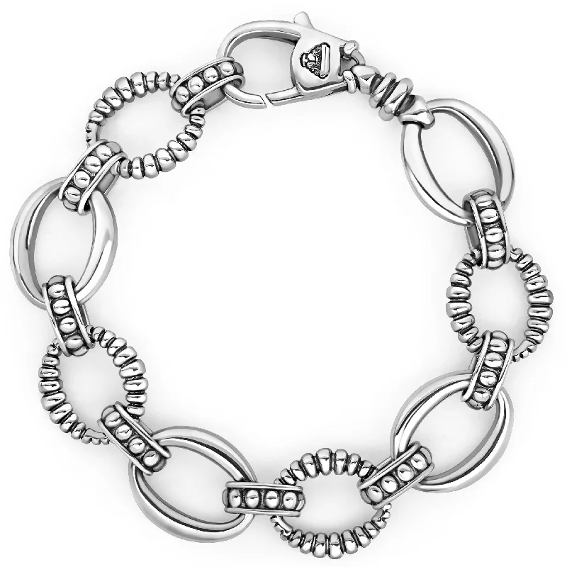 High-End Sparkle, Low-End Prices – Jewelry Sale Live Signature Caviar Oval Fluted Link Bracelet High-End Sparkle, Low-End Prices – Jewelry Sale Live Signature Caviar Oval Fluted Link Bracelet