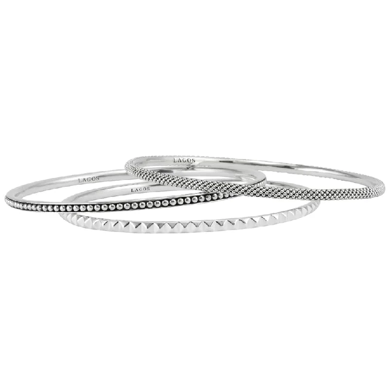 Jewelry Clearance – Final Chance To Save Big Signature Caviar Bangle Set