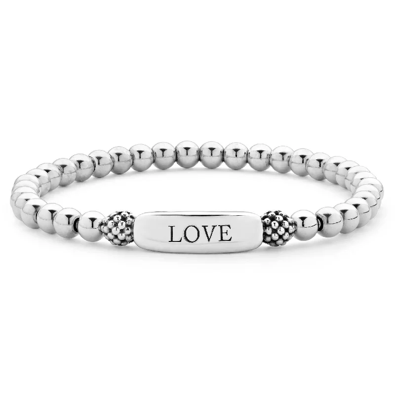 Celebrate Every Occasion With Sparkling Savings Signature Caviar Love Stretch Bead Bracelet Celebrate Every Occasion With Sparkling Savings Signature Caviar Love Stretch Bead Bracelet