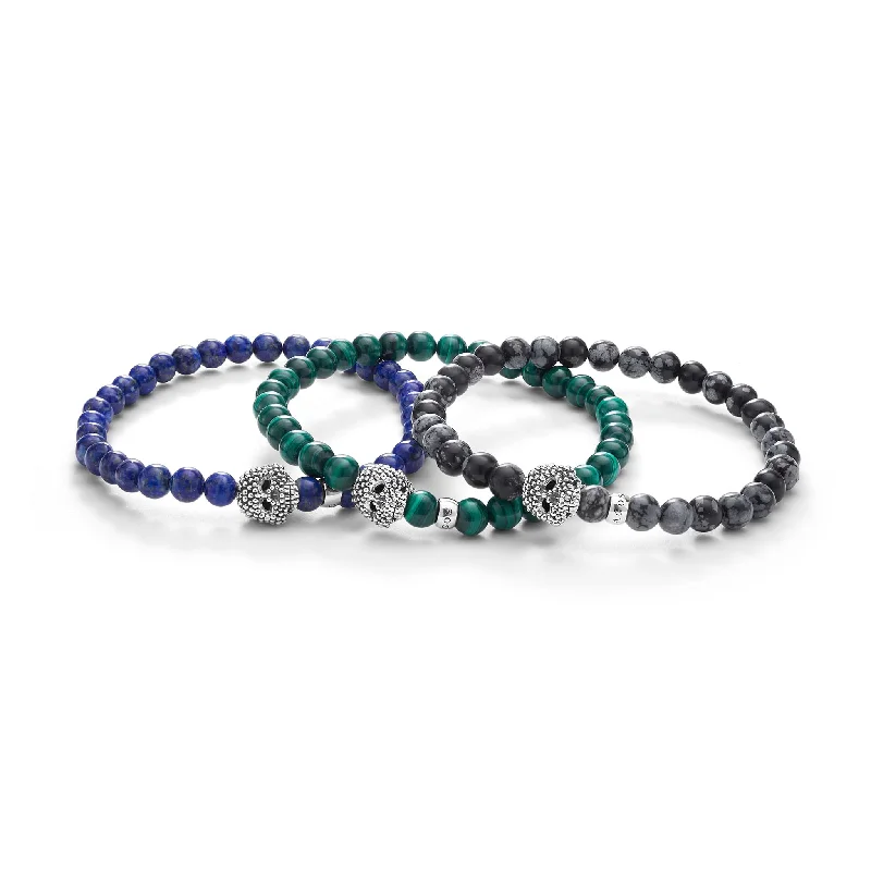 Timeless Jewelry Styles At Wallet-Friendly Prices Anthem Gemstone Skull Stretch Bracelet Gift Set Timeless Jewelry Styles At Wallet-Friendly Prices Anthem Gemstone Skull Stretch Bracelet Gift Set