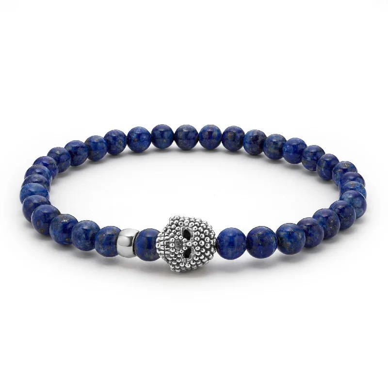 Limited-Time Offer On Elegant Jewelry Pieces Anthem Lapis Skull Bracelet