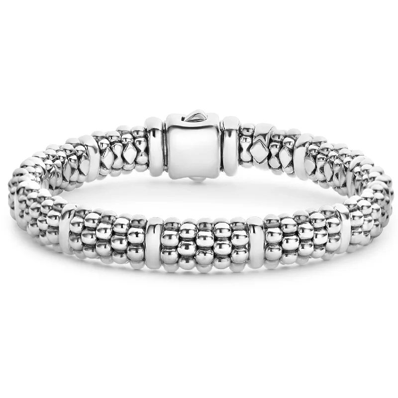 Exclusive Jewelry Offers – Sparkle For Less Signature Caviar Silver Station Caviar Bracelet | 9mm Exclusive Jewelry Offers – Sparkle For Less Signature Caviar Silver Station Caviar Bracelet | 9mm
