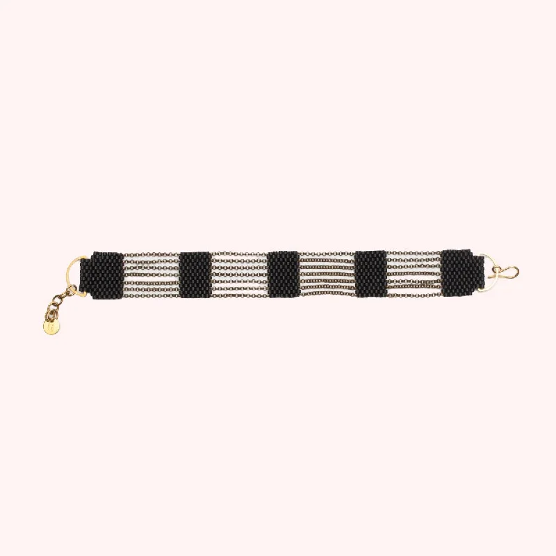Seasonal Jewelry Deals – Elevate Your Style Silo Bracelet in Black