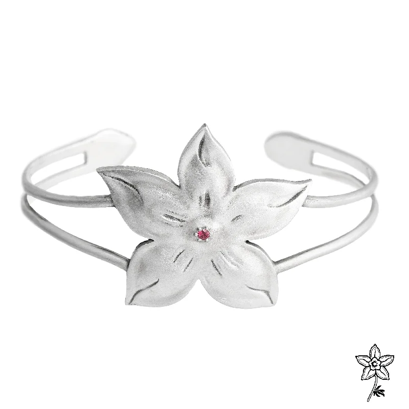 Unmissable Deals On Handmade Jewelry Collections SILVER FLEUR CUFF