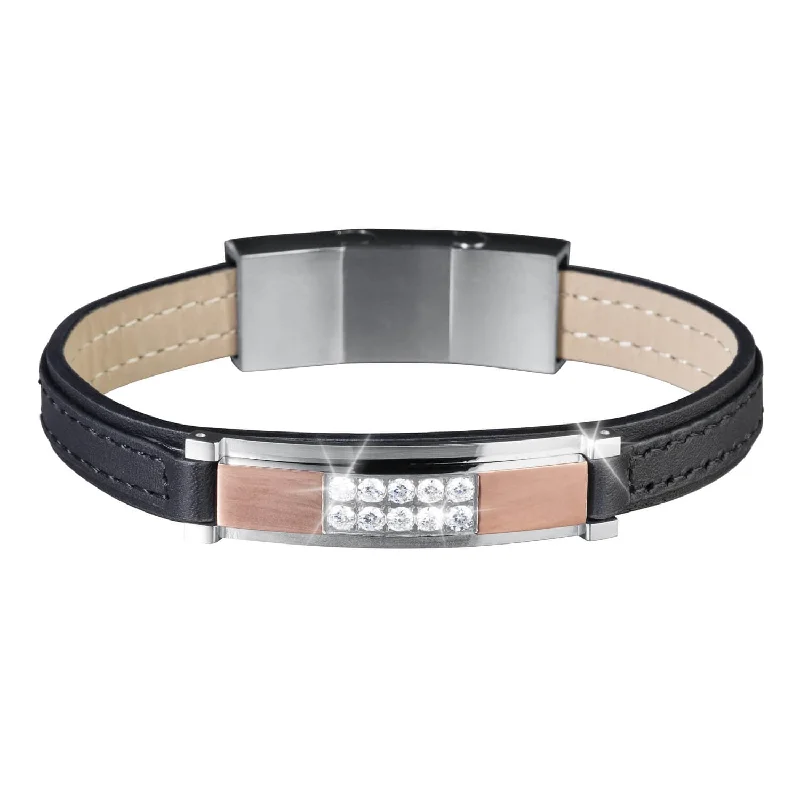 Luxury Jewelry Sale – Sparkle For Less Tennessee Mocha Brown Men's Bracelet