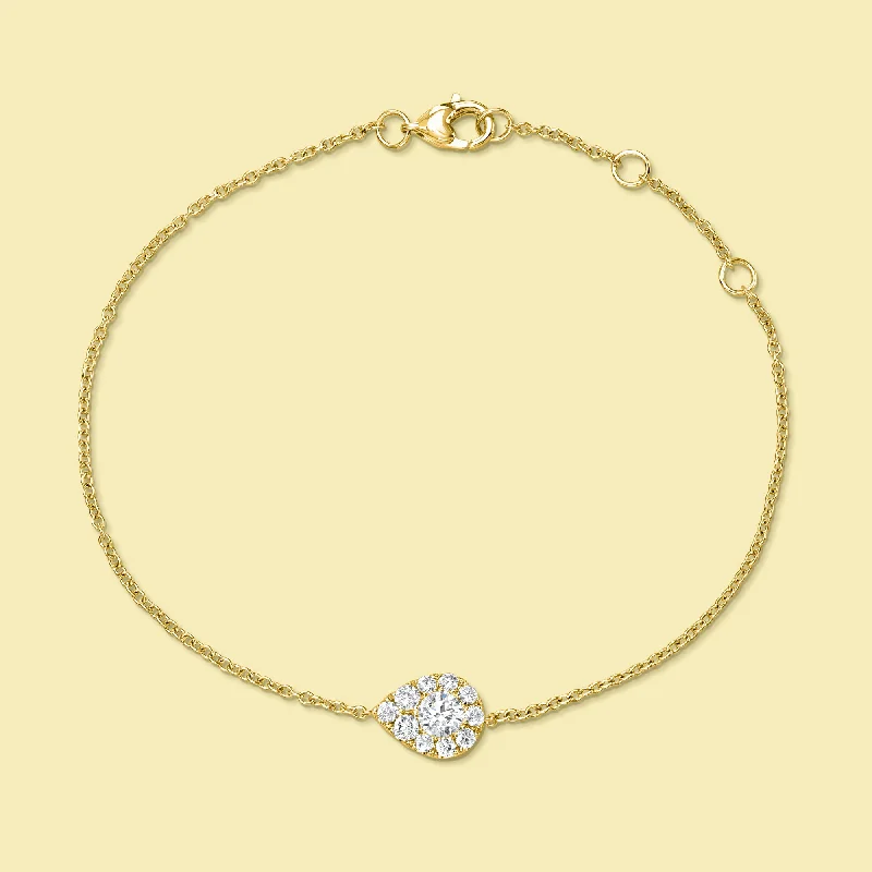 Holiday Jewelry Sale – Perfect Gifts At The Best Prices The Alia, Cluster Diamond Pear Shaped Bracelet Holiday Jewelry Sale – Perfect Gifts At The Best Prices The Alia, Cluster Diamond Pear Shaped Bracelet