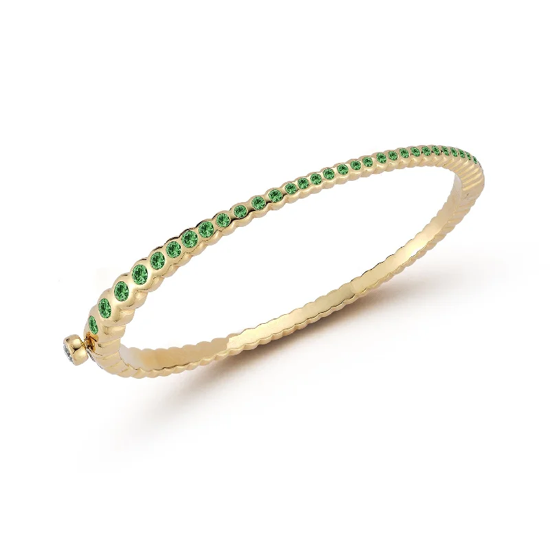 Limited-Stock Jewelry Sale – Once It's Gone, It's Gone Tsavorite Garnet Ombré Bubble Cuff Limited-Stock Jewelry Sale – Once It's Gone, It's Gone Tsavorite Garnet Ombré Bubble Cuff