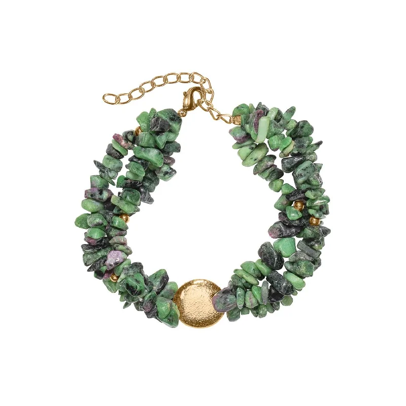 Unmissable Jewelry Clearance – Final Reductions Vivacious Ruby - Zoisite Bracelet