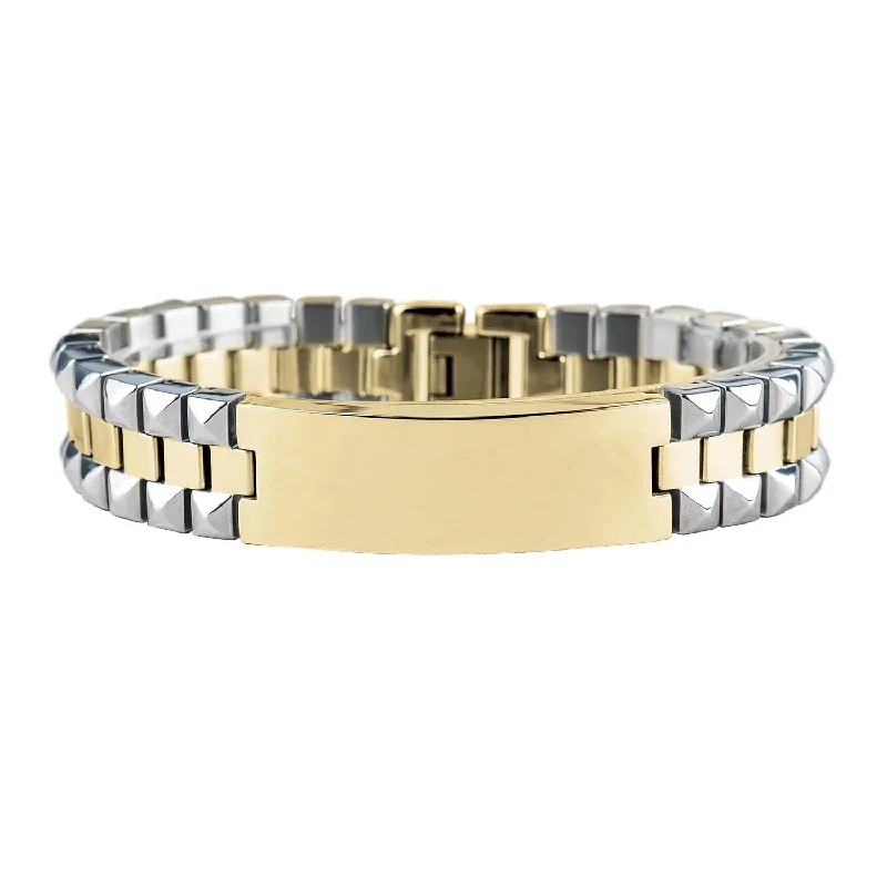 Flash Jewelry Sale – Get Stunning Pieces At Low Prices Winslow Two-Tone ID Bracelet Flash Jewelry Sale – Get Stunning Pieces At Low Prices Winslow Two-Tone ID Bracelet