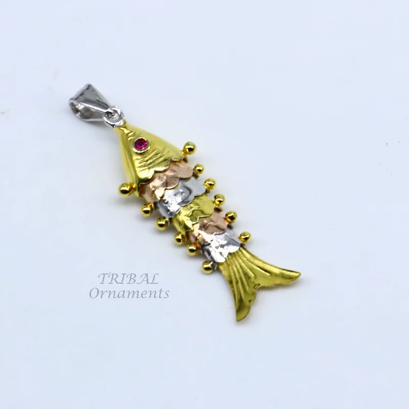Seasonal Jewelry Clearance – Best Styles At The Lowest Prices 925 sterling silver Handmade double tone fish design pendant, amazing vintage design gifting pendant customized jewelry ssp276 Seasonal Jewelry Clearance – Best Styles At The Lowest Prices 925 sterling silver Handmade double tone fish design pendant, amazing vintage design gifting pendant customized jewelry ssp276