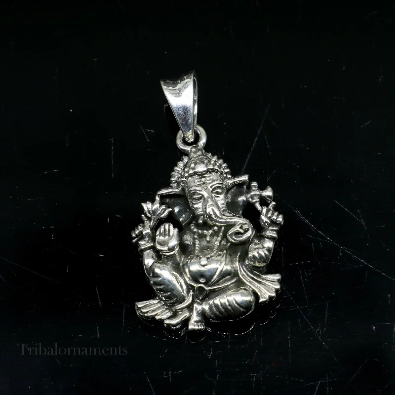 Flash Jewelry Sale – Get Stunning Pieces At Low Prices 925 sterling silver Idol Ganesha pendant necklace tribal belly dance daily use pendant Rajasthan india ssp970 Flash Jewelry Sale – Get Stunning Pieces At Low Prices 925 sterling silver Idol Ganesha pendant necklace tribal belly dance daily use pendant Rajasthan india ssp970