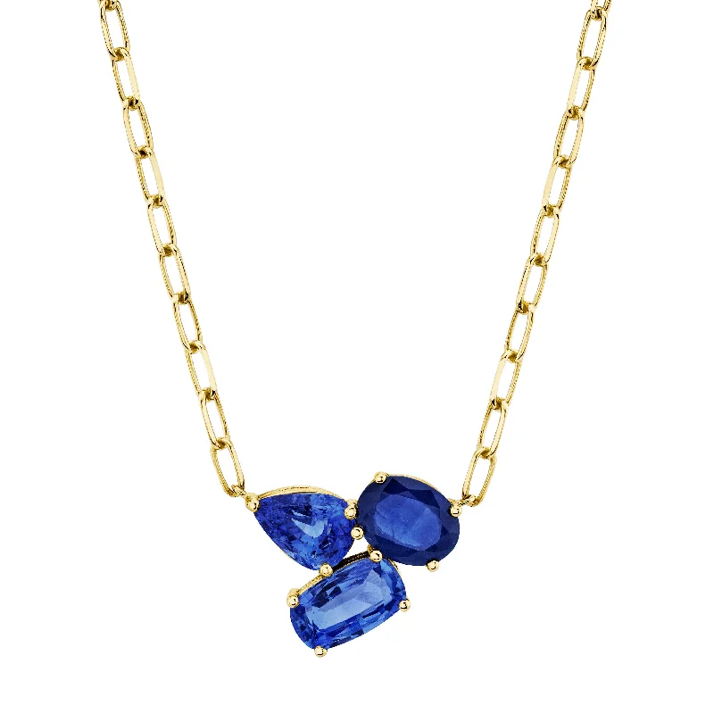 Elevate Your Jewelry Collection With Limited-Time Savings CEYLON BLUE SAPPHIRE OMBRE TRIPLE GEM PENDANT Elevate Your Jewelry Collection With Limited-Time Savings CEYLON BLUE SAPPHIRE OMBRE TRIPLE GEM PENDANT