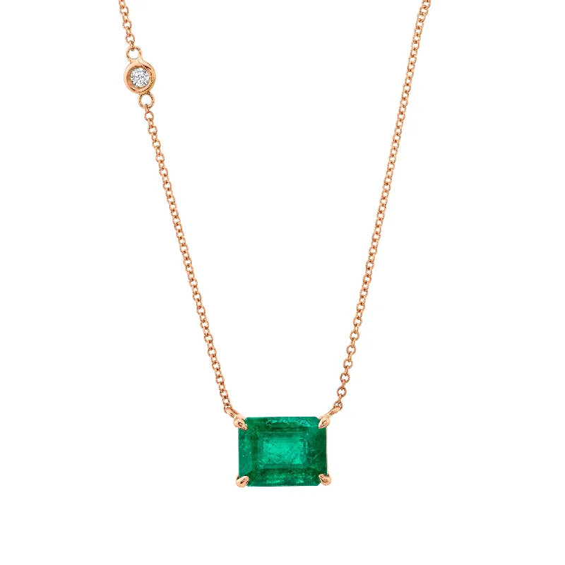 Trending Jewelry Now Available At Exclusive Prices EMERALD SOLITAIRE MEDIUM PENDANT NECKLACE Trending Jewelry Now Available At Exclusive Prices EMERALD SOLITAIRE MEDIUM PENDANT NECKLACE
