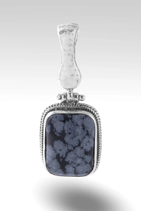 Exclusive Jewelry Offers – Sparkle For Less How Great Thou Art Pendant™ in Snowflake Obsidian Exclusive Jewelry Offers – Sparkle For Less How Great Thou Art Pendant™ in Snowflake Obsidian