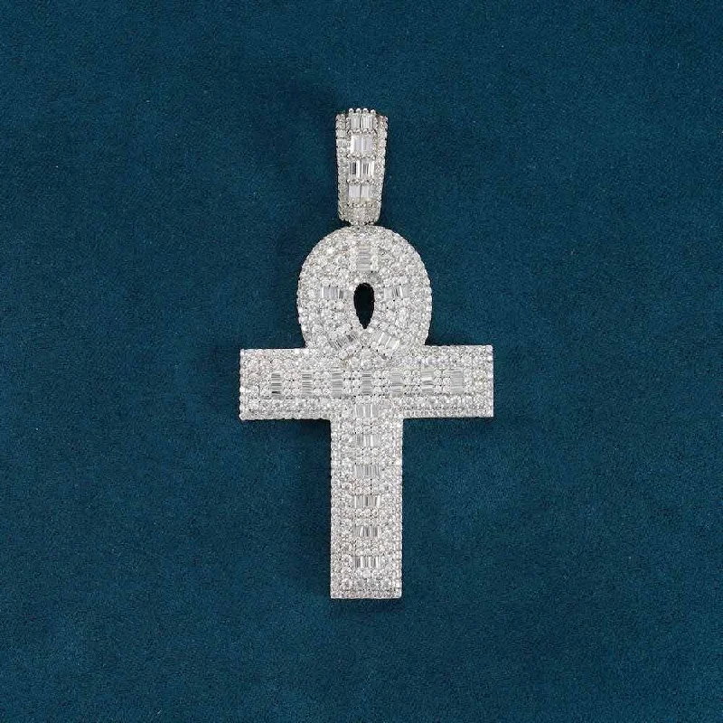 Buy More, Save More On Stunning Jewelry Designs Moissanite Baguette Ankh Pendant 14K Gold Buy More, Save More On Stunning Jewelry Designs Moissanite Baguette Ankh Pendant 14K Gold