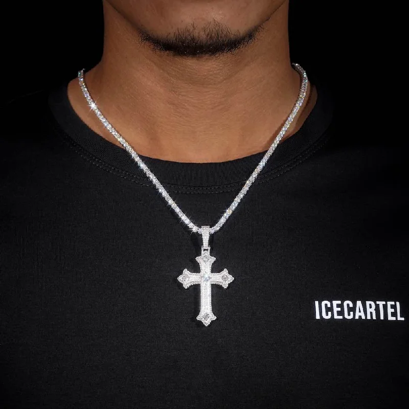 Premium Diamond Jewelry For Unforgettable Moments Moissanite Cross Pendant 14K Gold Premium Diamond Jewelry For Unforgettable Moments Moissanite Cross Pendant 14K Gold