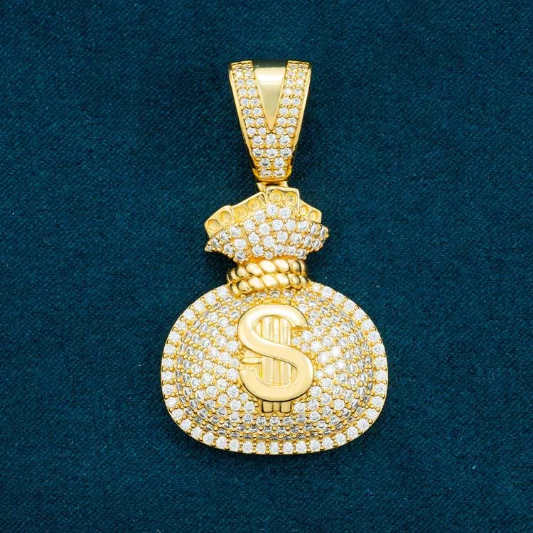 Unmissable Discounts On Timeless Jewelry Pieces Moissanite Money Bag Pendant 14K Gold Unmissable Discounts On Timeless Jewelry Pieces Moissanite Money Bag Pendant 14K Gold