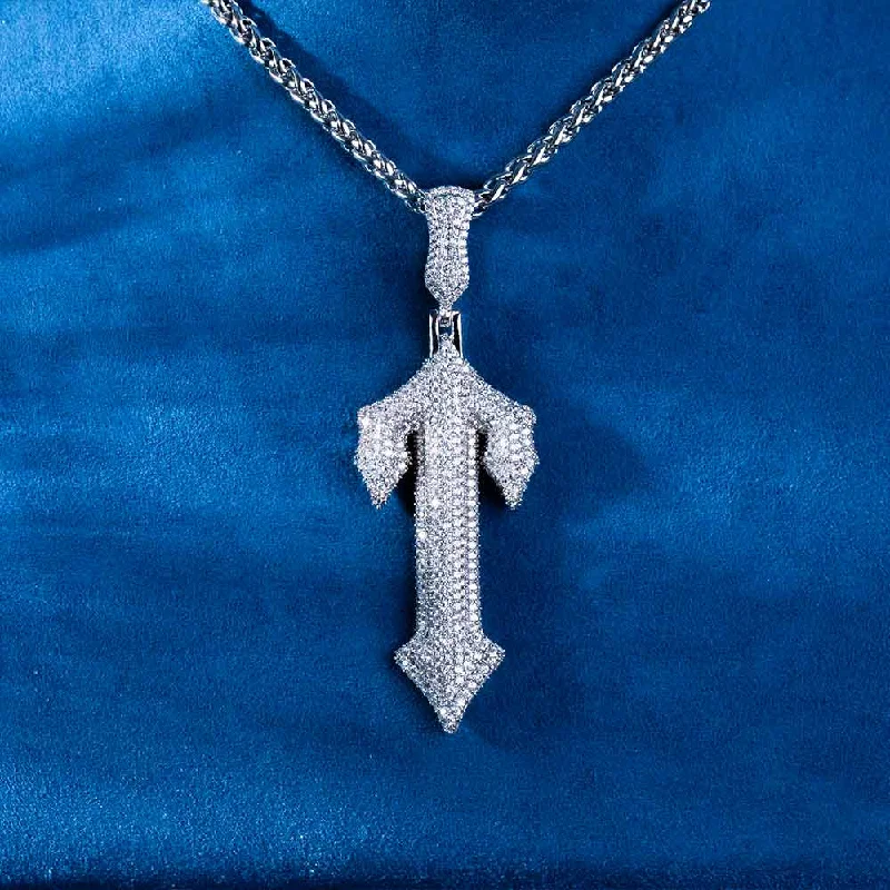 Best Jewelry Sale Prices – Limited-Time Offer Moissanite T Cross Pendant 14K Gold