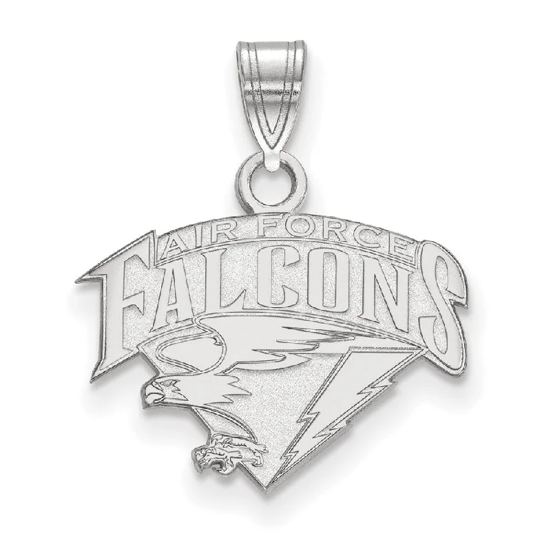 Final Call For Exquisite Jewelry At Reduced Rates 10k White Gold Air force Academy Small Logo Pendant Final Call For Exquisite Jewelry At Reduced Rates 10k White Gold Air force Academy Small Logo Pendant