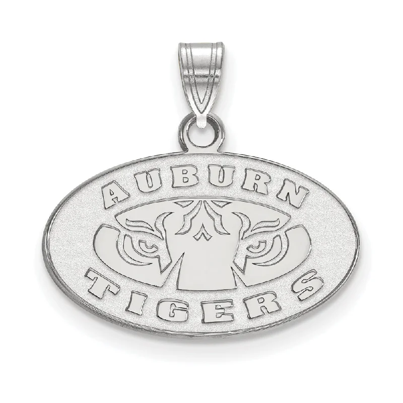 Limited-Time Jewelry Sale – Elegant Styles At Less 10k White Gold Auburn U Small Oval Logo Pendant Limited-Time Jewelry Sale – Elegant Styles At Less 10k White Gold Auburn U Small Oval Logo Pendant