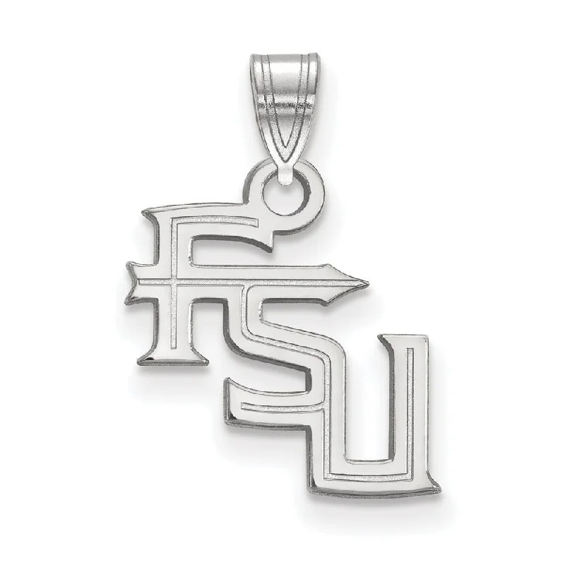 Exclusive Jewelry Discounts – Shop Now For Savings 10k White Gold Florida State Small 'FSU' Pendant Exclusive Jewelry Discounts – Shop Now For Savings 10k White Gold Florida State Small 'FSU' Pendant