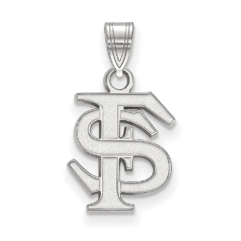 Shop Fine Jewelry With Exclusive Savings 10k White Gold Florida State Small 'FS' Pendant Shop Fine Jewelry With Exclusive Savings 10k White Gold Florida State Small 'FS' Pendant