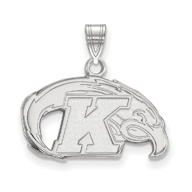 Limited-Stock Jewelry Sale – Once It's Gone, It's Gone 10k White Gold Kent State Small Logo Pendant Limited-Stock Jewelry Sale – Once It's Gone, It's Gone 10k White Gold Kent State Small Logo Pendant