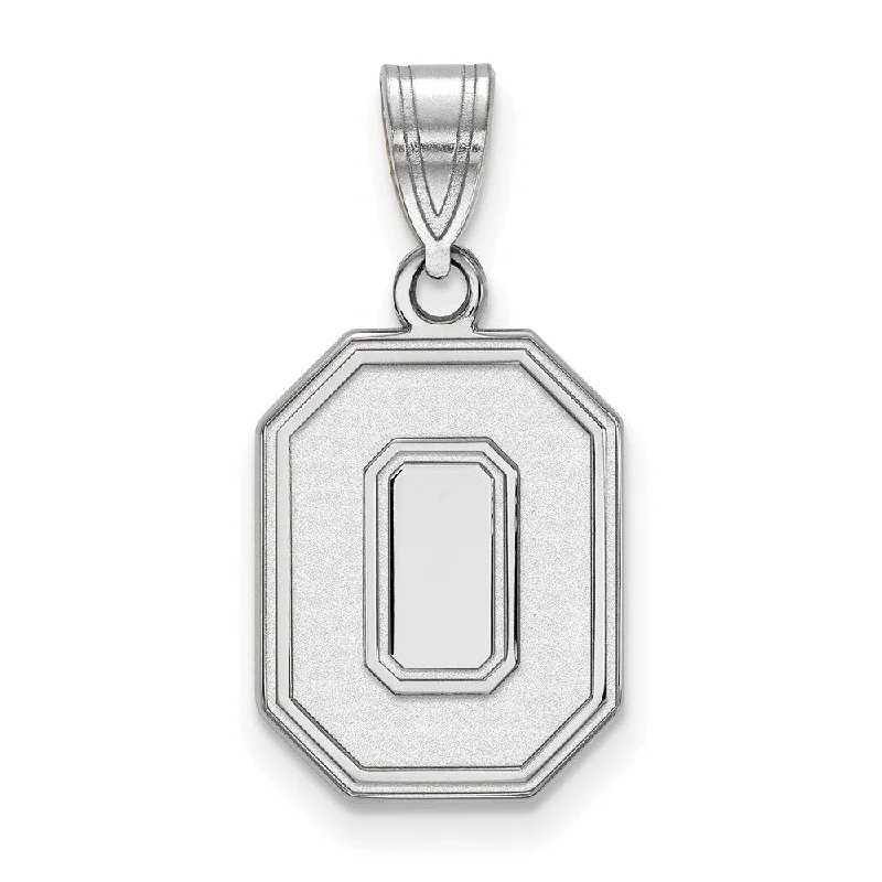 Chic And Stylish Jewelry At Exclusive Prices 10k White Gold Ohio State Medium 'O' Pendant Chic And Stylish Jewelry At Exclusive Prices 10k White Gold Ohio State Medium 'O' Pendant