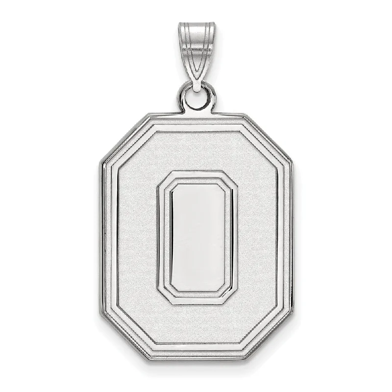 Limited-Stock Jewelry Sale – Once It's Gone, It's Gone 10k White Gold Ohio State XL 'O' Pendant Limited-Stock Jewelry Sale – Once It's Gone, It's Gone 10k White Gold Ohio State XL 'O' Pendant