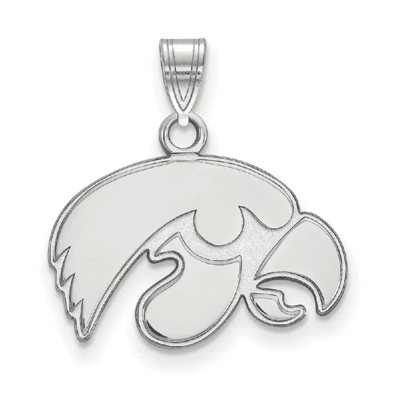 Timeless Elegance At Unbelievable Discounts 10k White Gold U. of Iowa Small Mascot Pendant Timeless Elegance At Unbelievable Discounts 10k White Gold U. of Iowa Small Mascot Pendant