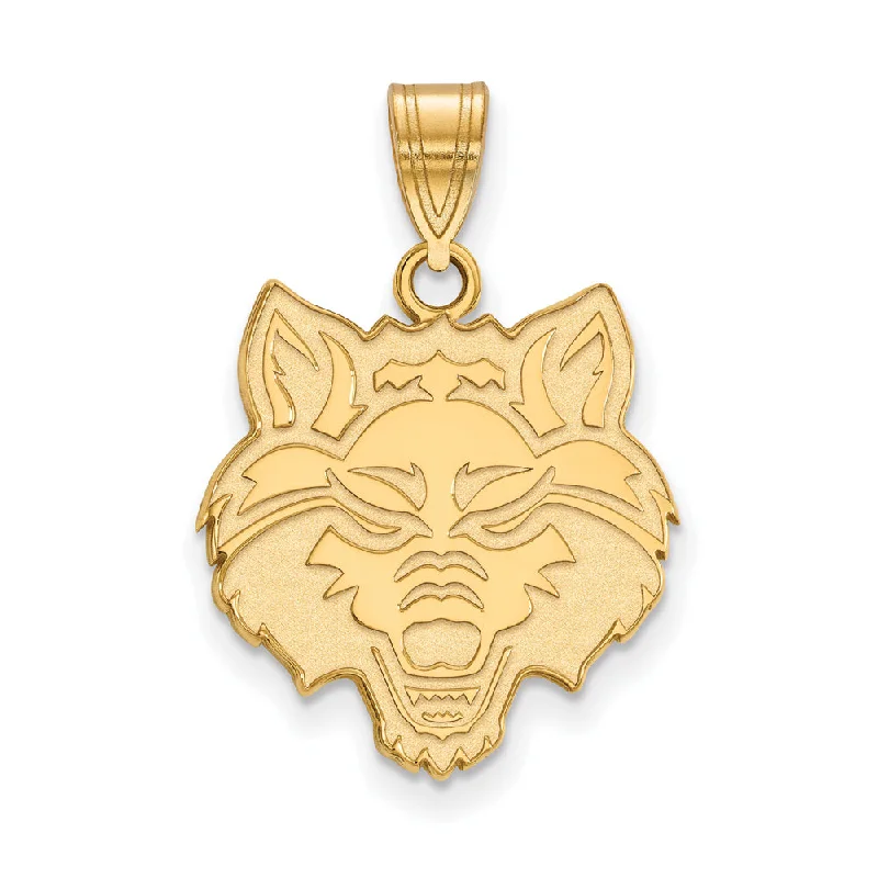 Huge Markdowns On Premium Jewelry Styles 10k Yellow Gold Arkansas State Large Mascot Pendant Huge Markdowns On Premium Jewelry Styles 10k Yellow Gold Arkansas State Large Mascot Pendant