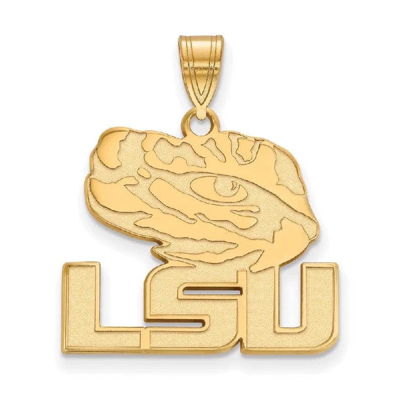 Affordable Luxury Jewelry For Every Occasion 10k Yellow Gold Louisiana State Large 'LSU' Mascot Pendant Affordable Luxury Jewelry For Every Occasion 10k Yellow Gold Louisiana State Large 'LSU' Mascot Pendant