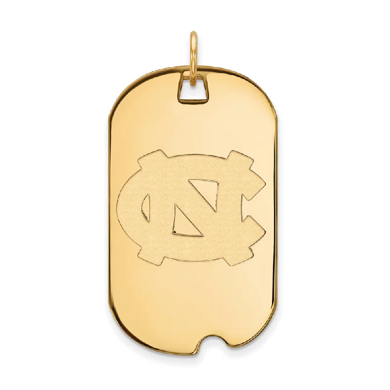 Seasonal Jewelry Sale – Upgrade Your Collection 10k Yellow Gold North Carolina Large Dog Tag Pendant Seasonal Jewelry Sale – Upgrade Your Collection 10k Yellow Gold North Carolina Large Dog Tag Pendant