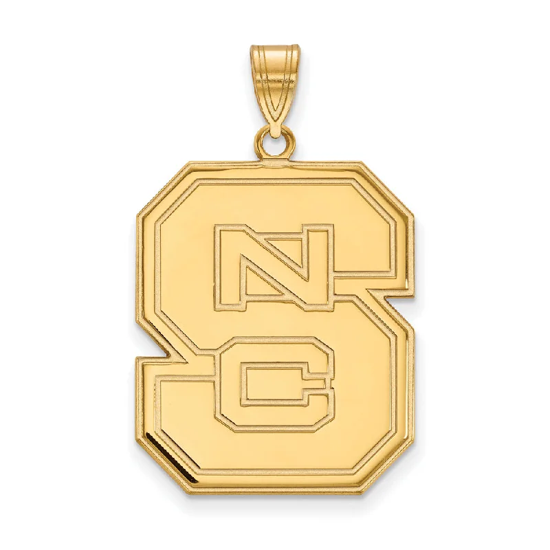 The Biggest Jewelry Sale Of The Year Is Here 10k Yellow Gold North Carolina State XL 'NCS' Pendant The Biggest Jewelry Sale Of The Year Is Here 10k Yellow Gold North Carolina State XL 'NCS' Pendant
