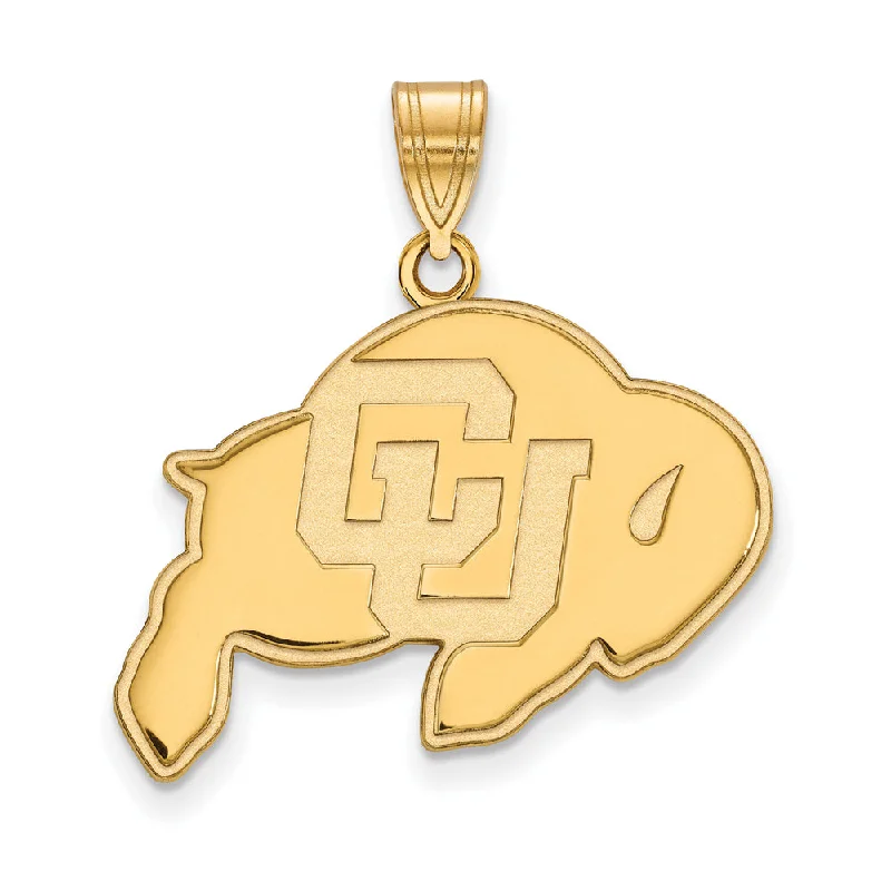 Celebrate Every Occasion With Sparkling Savings 10k Yellow Gold U of Colorado Large 'CU' Mascot Pendant Celebrate Every Occasion With Sparkling Savings 10k Yellow Gold U of Colorado Large 'CU' Mascot Pendant