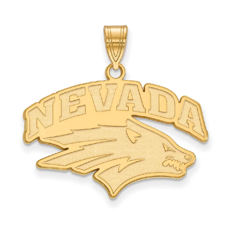 Handcrafted Beauty At Affordable Prices 10k Yellow Gold U. of Nevada Large Logo Pendant Handcrafted Beauty At Affordable Prices 10k Yellow Gold U. of Nevada Large Logo Pendant