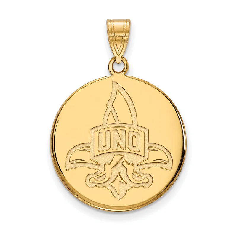 Exclusive Jewelry Sale – Limited-Time Discounts 10k Yellow Gold U. of New Orleans Large Logo Disc Pendant Exclusive Jewelry Sale – Limited-Time Discounts 10k Yellow Gold U. of New Orleans Large Logo Disc Pendant