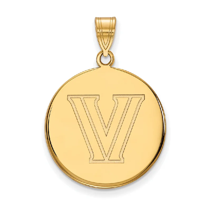 Best-Selling Jewelry Now Available At Special Deals 10k Yellow Gold Villanova U. Large Logo Disc Pendant Best-Selling Jewelry Now Available At Special Deals 10k Yellow Gold Villanova U. Large Logo Disc Pendant