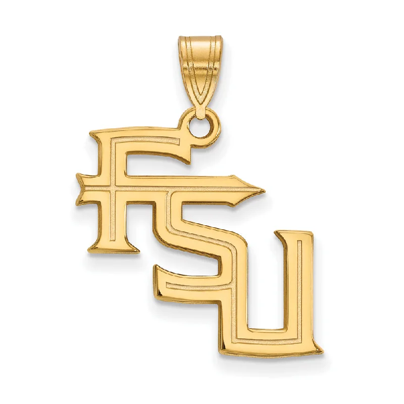 Elegant Jewelry Pieces At Unbelievable Prices 14k Gold Plated Silver Florida State Large Pendant Elegant Jewelry Pieces At Unbelievable Prices 14k Gold Plated Silver Florida State Large Pendant