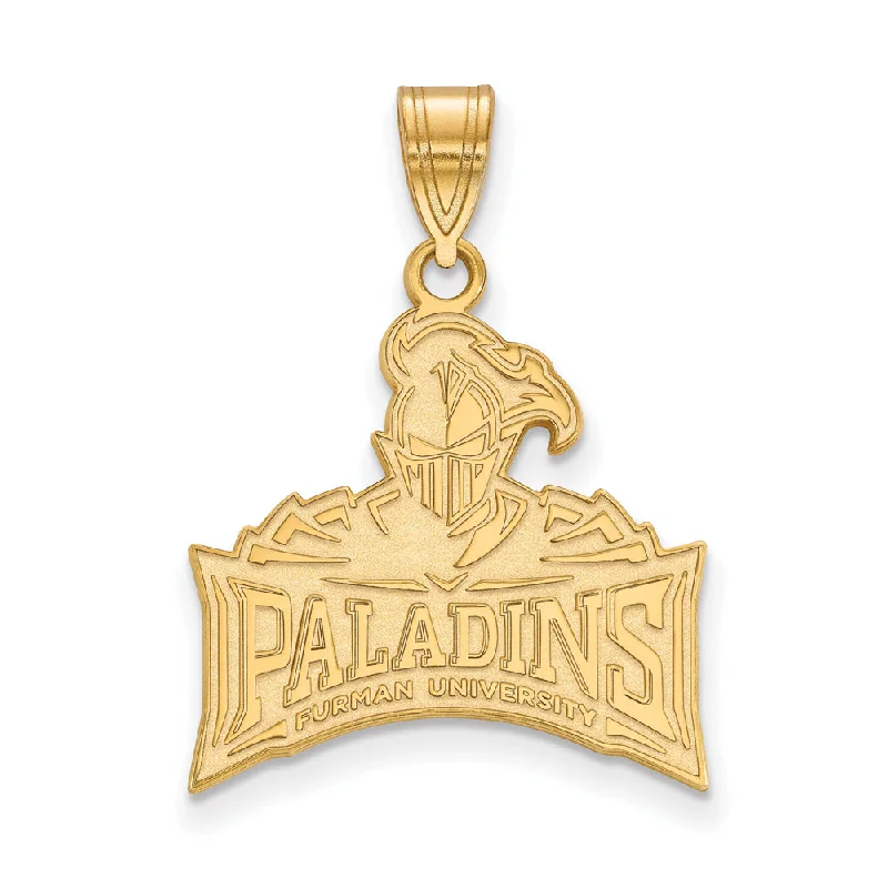 Affordable Glamour – Premium Jewelry For Less 14k Gold Plated Silver Furman U Large Logo Pendant Affordable Glamour – Premium Jewelry For Less 14k Gold Plated Silver Furman U Large Logo Pendant