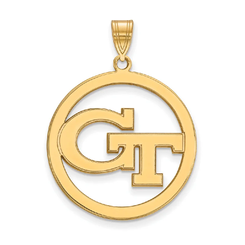 Elegant Jewelry At Unbeatable Offers – Shop Before It's Gone 14k Gold Plated Silver Georgia Technology Lg 'GT' Circle Pendant Elegant Jewelry At Unbeatable Offers – Shop Before It's Gone 14k Gold Plated Silver Georgia Technology Lg 'GT' Circle Pendant