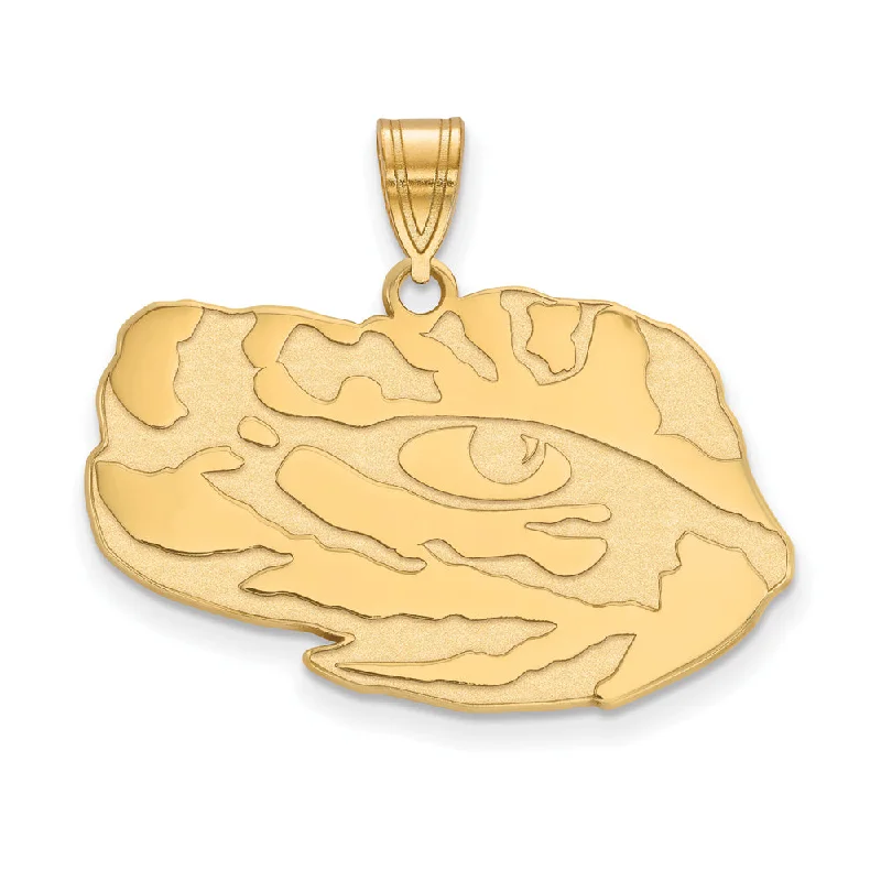 Exclusive Gemstone Jewelry At Special Prices 14k Gold Plated Silver Louisiana State Large Mascot Pendant Exclusive Gemstone Jewelry At Special Prices 14k Gold Plated Silver Louisiana State Large Mascot Pendant