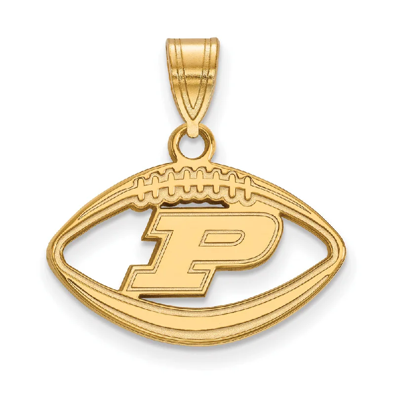 Bestselling Jewelry Now On Sale – Elevate Your Look 14k Gold Plated Silver Purdue Football 'P' Pendant Bestselling Jewelry Now On Sale – Elevate Your Look 14k Gold Plated Silver Purdue Football 'P' Pendant