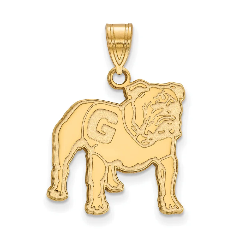 Special Jewelry Deals – Upgrade Your Collection 14k Gold Plated Silver U. of Georgia Large Mascot Logo Pendant Special Jewelry Deals – Upgrade Your Collection 14k Gold Plated Silver U. of Georgia Large Mascot Logo Pendant