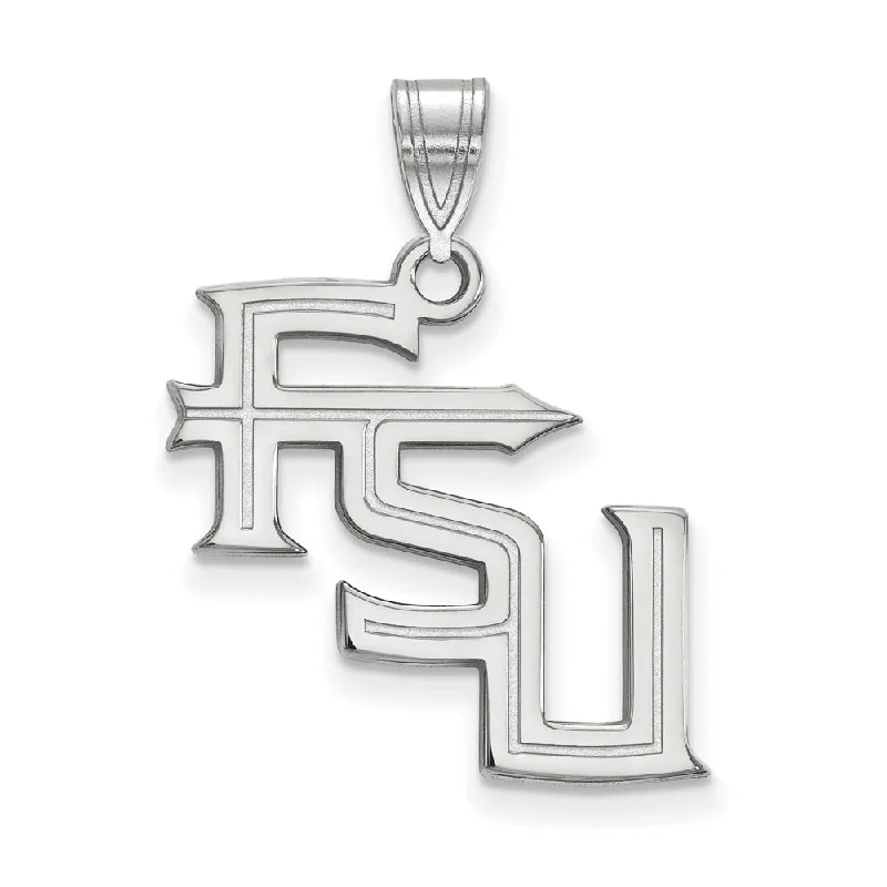 Seasonal Jewelry Clearance – Best Styles At The Lowest Prices 14k White Gold Florida State Large 'FSU' Pendant Seasonal Jewelry Clearance – Best Styles At The Lowest Prices 14k White Gold Florida State Large 'FSU' Pendant