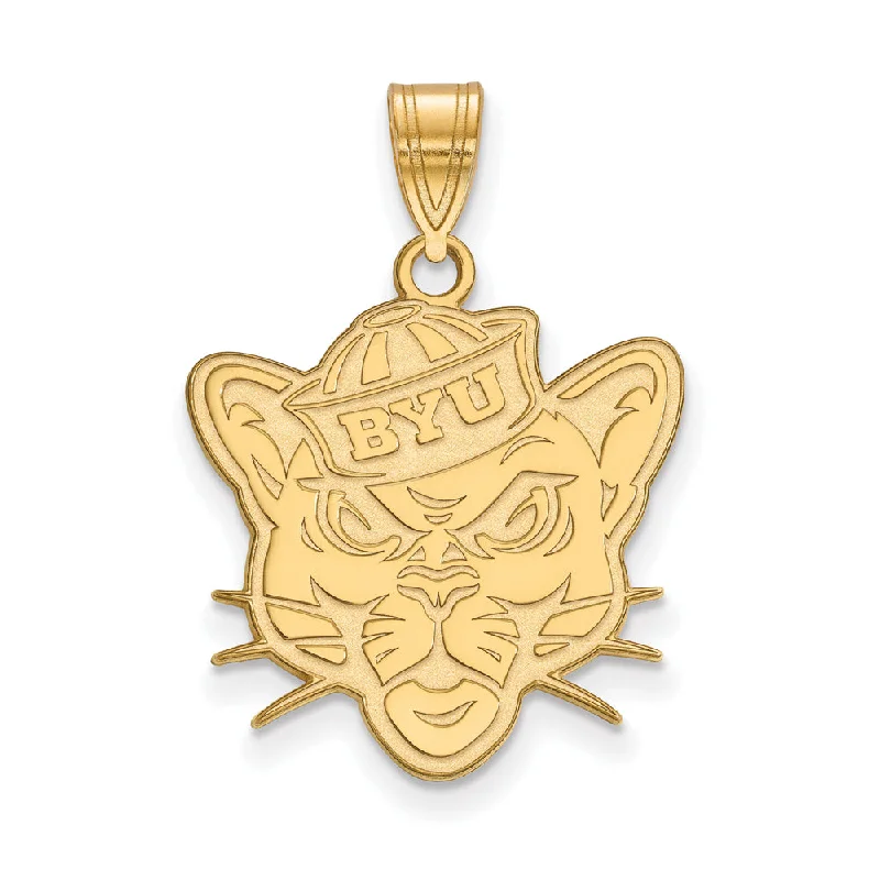 Affordable Luxury Jewelry For Every Occasion 14k Yellow Gold Brigham Young U Large Mascot Pendant Affordable Luxury Jewelry For Every Occasion 14k Yellow Gold Brigham Young U Large Mascot Pendant